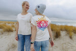 Lade dir das Bild in den Galerie-Viewer, T-Shirt Damen, IVORY, Rainbow-Sonne
