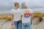 Lade dir das Bild in den Galerie-Viewer, T-Shirt Damen, IVORY, Rainbow-Sonne
