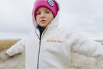 Lade dir das Bild in den Galerie-Viewer, Kids Hoodie Zipper Jacke, IVORY, Rainbow Sonne
