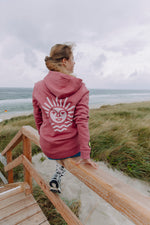 Lade dir das Bild in den Galerie-Viewer, Hoodie Antik-Rose Wow-Sonne, UNISEX
